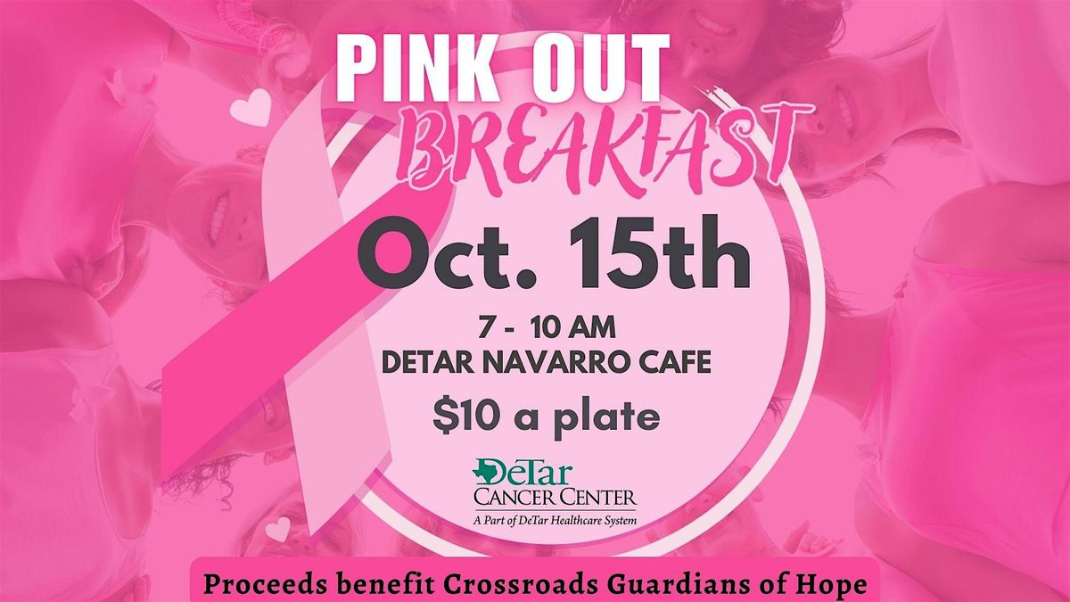 Pink Out Breakfast Presented by DeTar Healthcare System