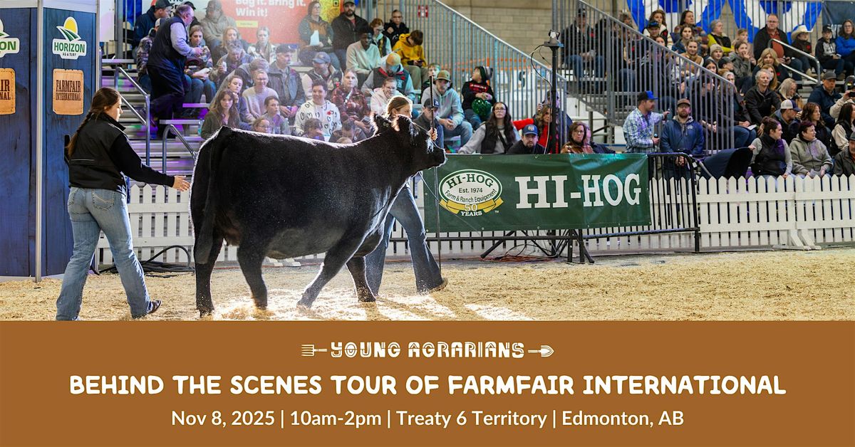 Behind the scenes tour of Farmfair International