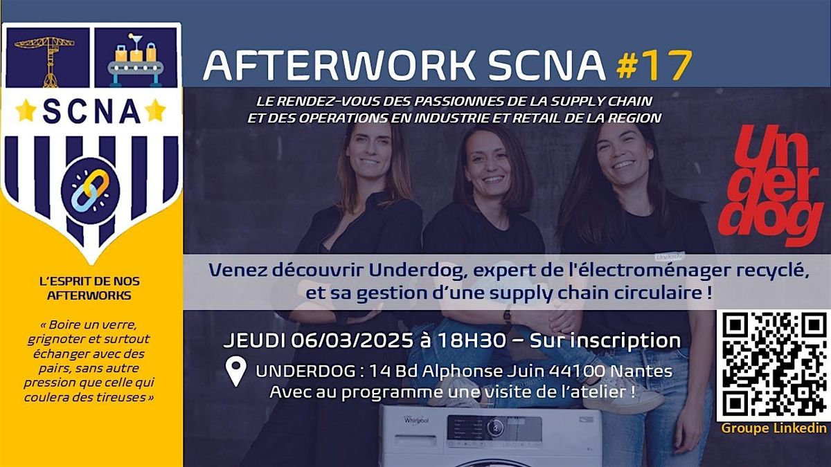 Afterwork Supply Chain Nantes Atlantique - SCNA #17 @ UNDERDOG