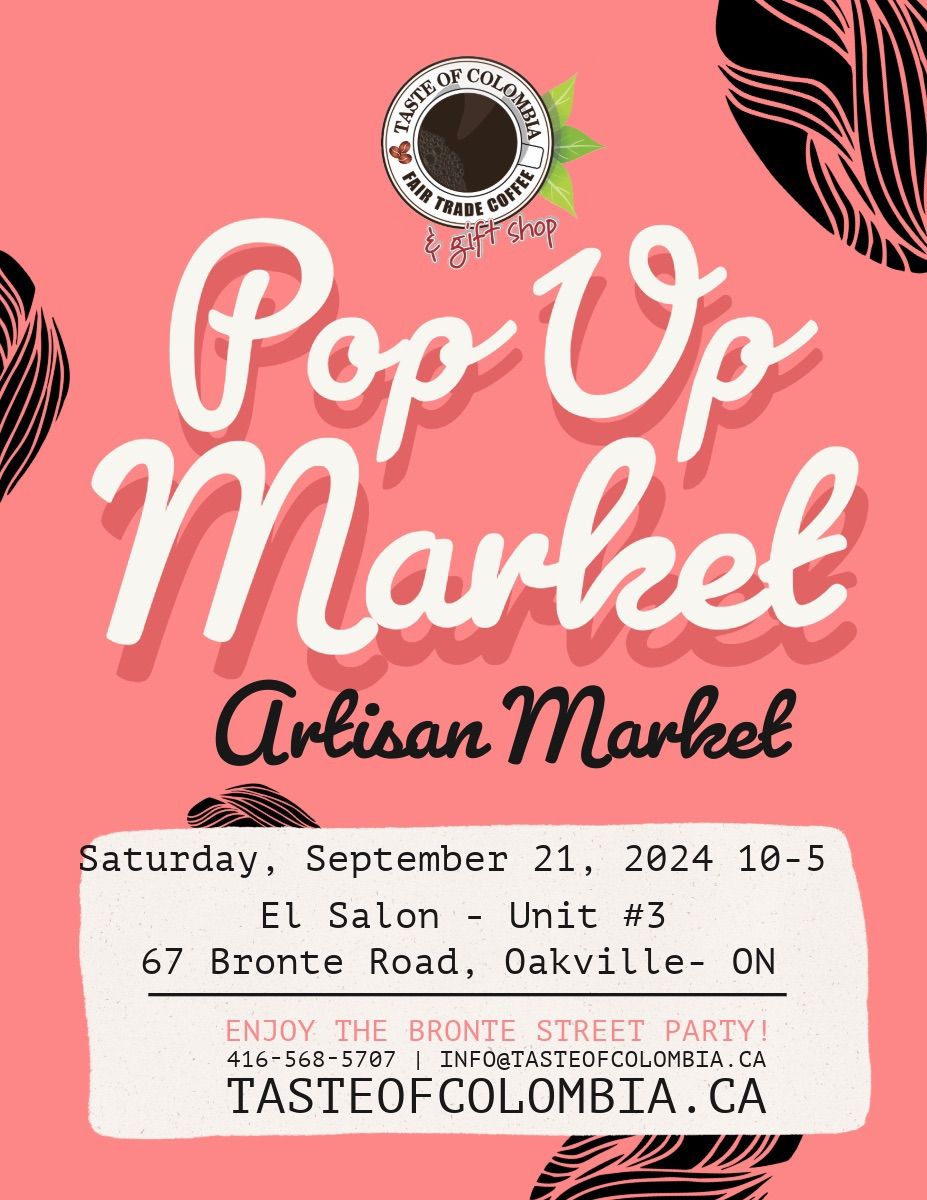 Artisan Pop Up Market