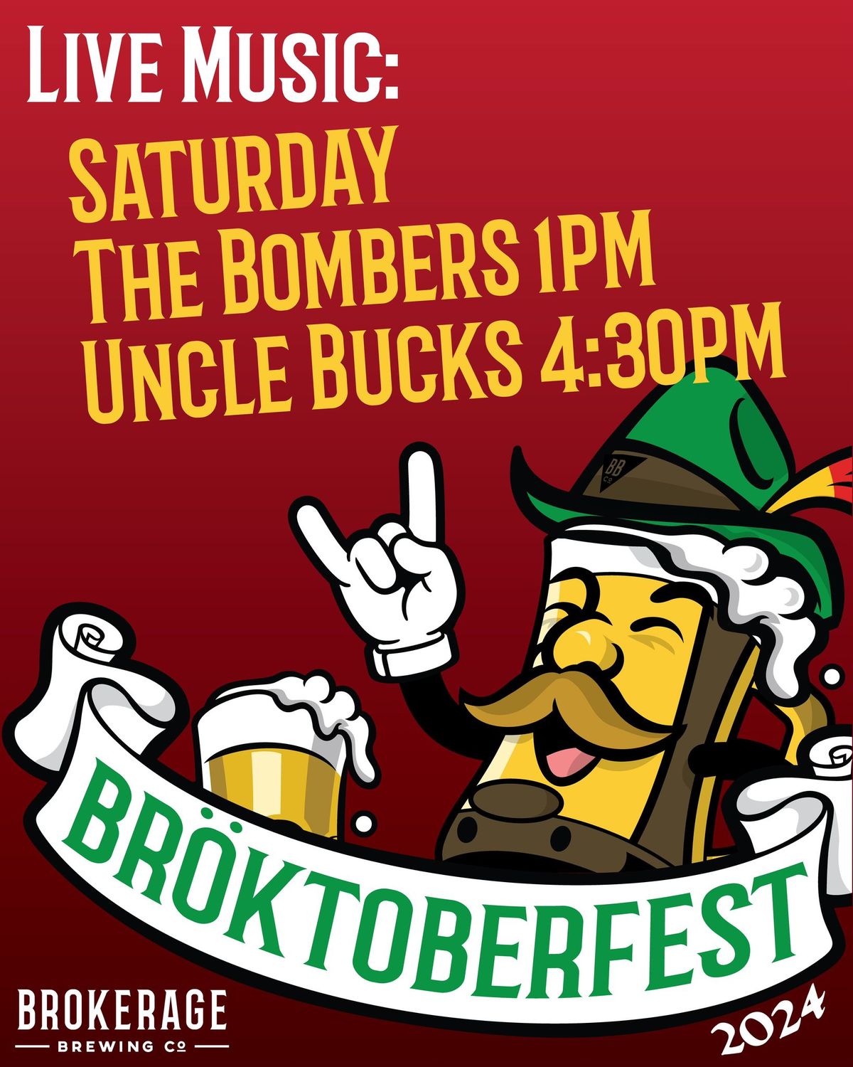 The Ex-Bombers and Uncle Bucks Live at Broktoberfest! \ud83c\udfb8