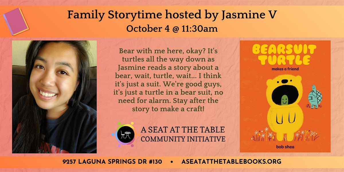 Storytime with Jasmine: Bearsuit Turtle