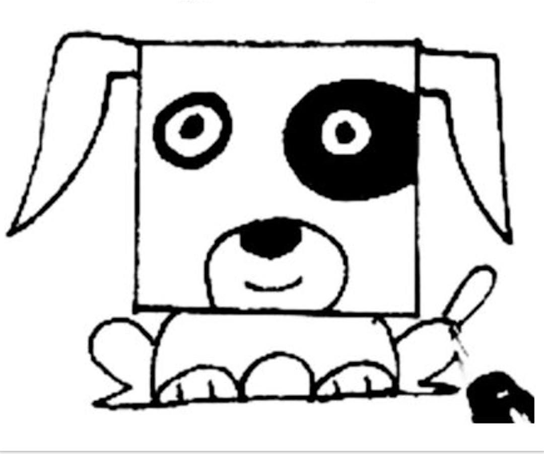 Drawing a Dog  using Geometric Shapes Kids Class