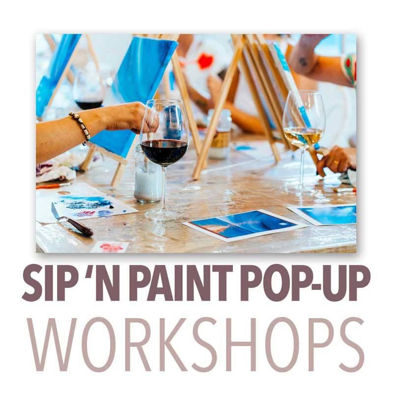 Exploring the Arts Series - Sip 'N Paint Pop-Up Workshops