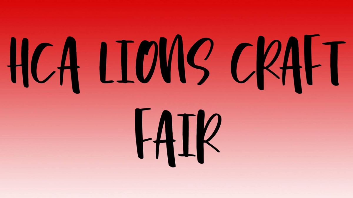 HCA Lions Craft Fair 