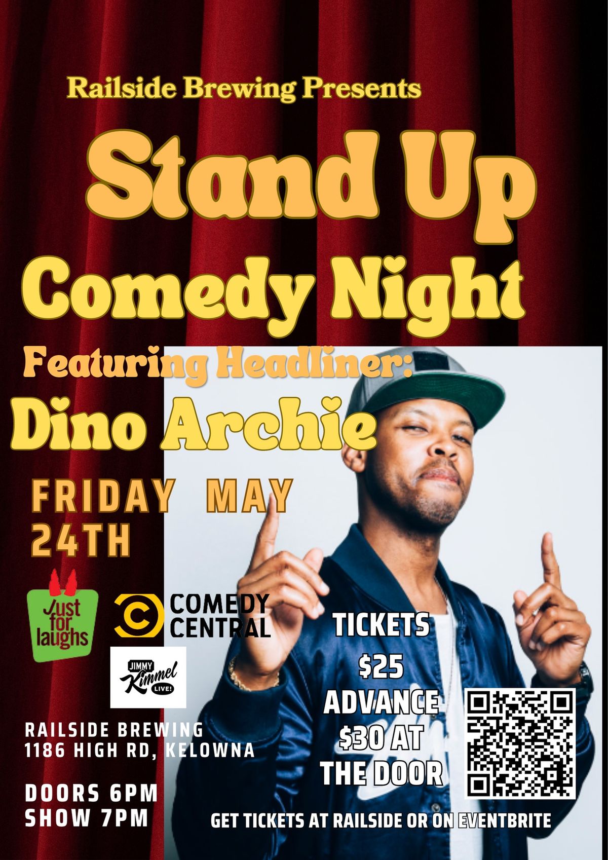 Standup Comedy Night at Railside ft. Dino Archie!