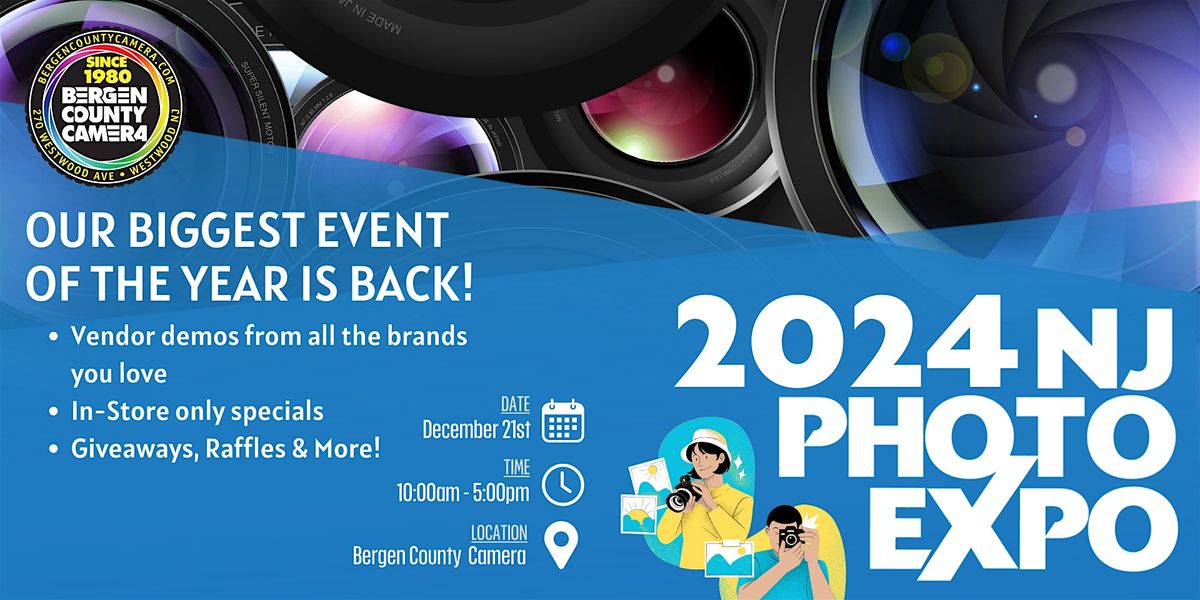 2024 NJ Photo Expo *FREE RSVP*