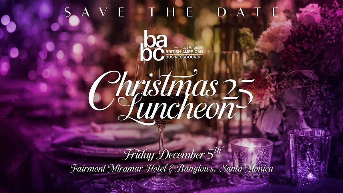 BABC LA 65th Annual Christmas Luncheon