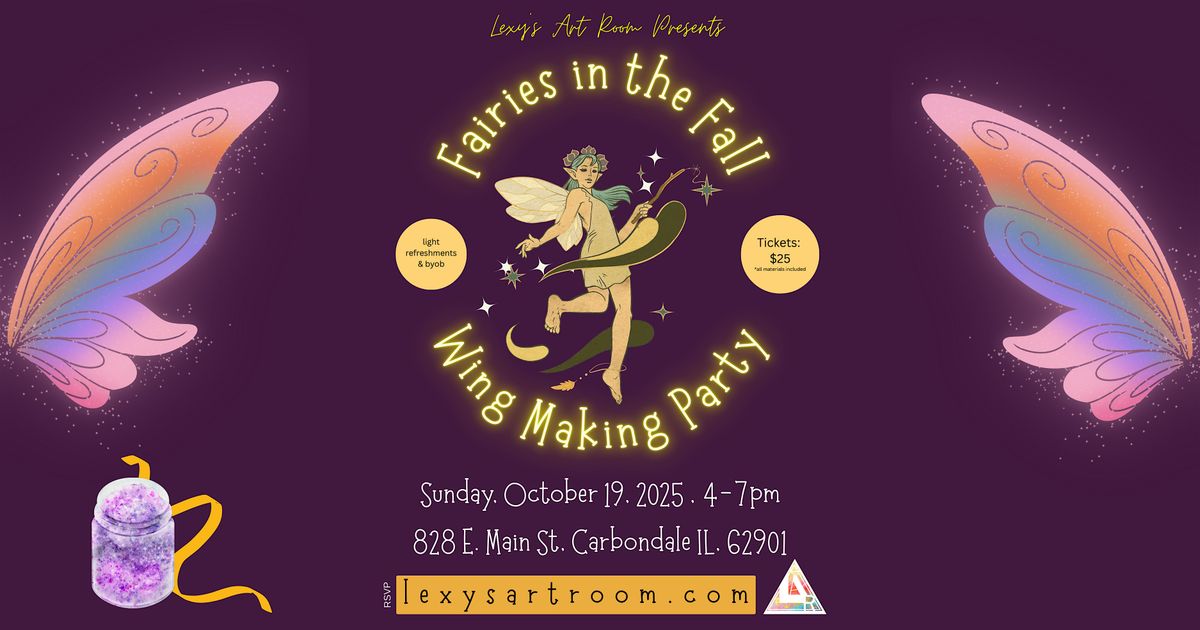 Fairies in the Fall; DIY Wings Party