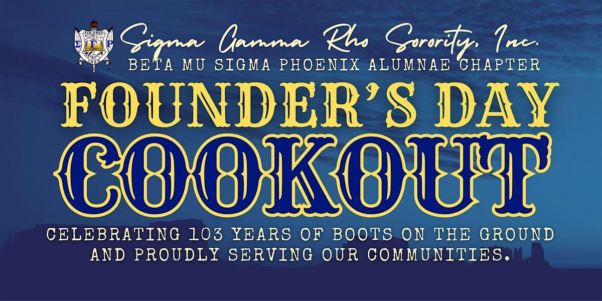 BMS Sigma Gamma Rho Sorority, Inc. - Founders' Day Cookout
