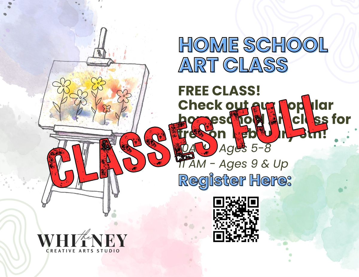 FREE Homeschool Art Class