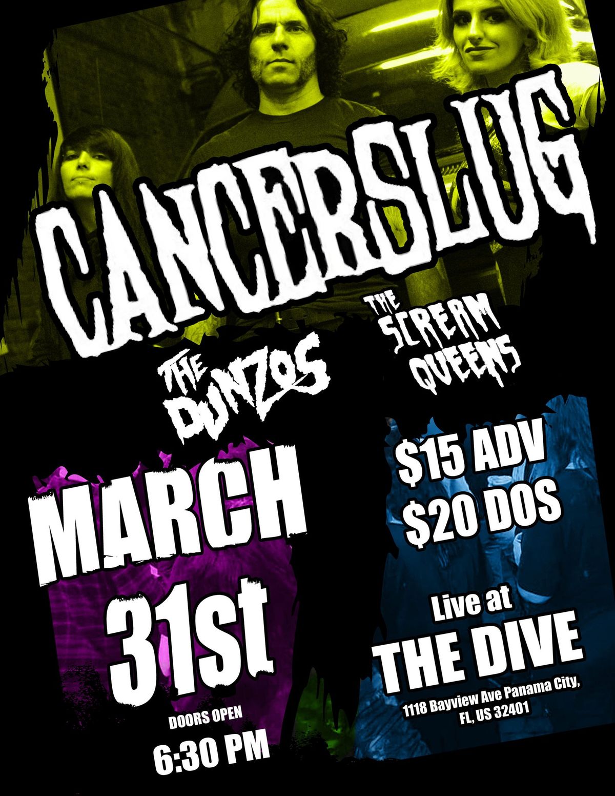 CANCERSLUG! at The DIVE