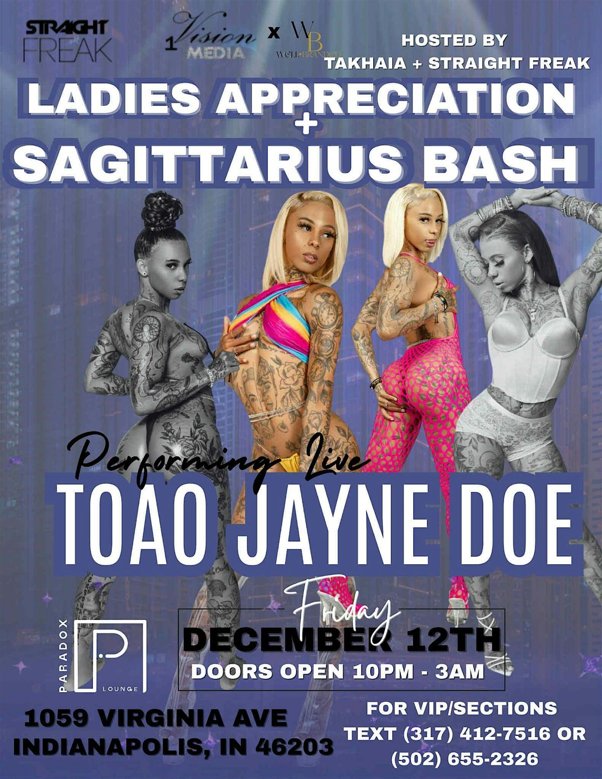 TOAO JAYNE DOE : LADIES APPRECIATION NIGHT