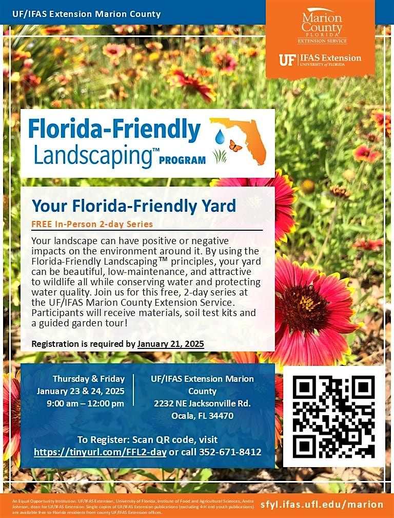 Your Florida-Friendly Yard 2-day Series