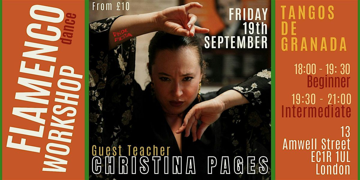 Flamenco Dance Workshop! Beginner&Intermediate ft. Christina Pages