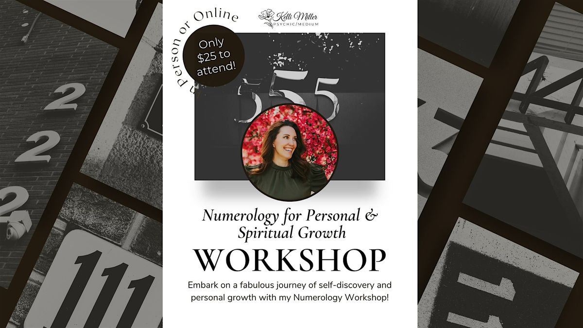 Numerology for Personal & Spiritual Growth - IN PERSON OMAHA
