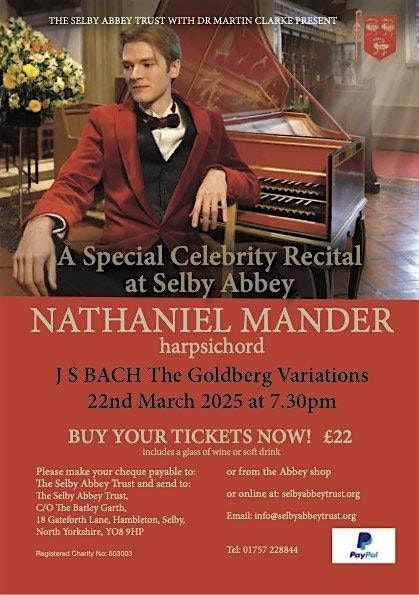 An Evening With Nathaniel Mander (Harpsichord)