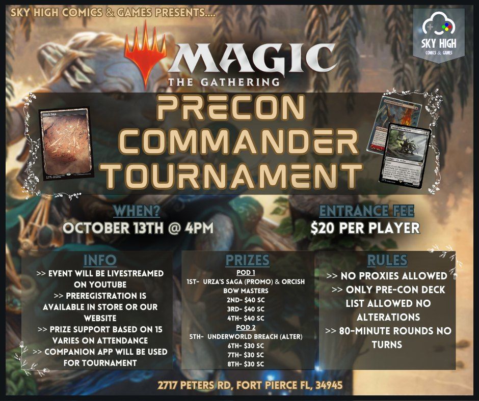 PreCon Urza's Saga Promo Tournament 