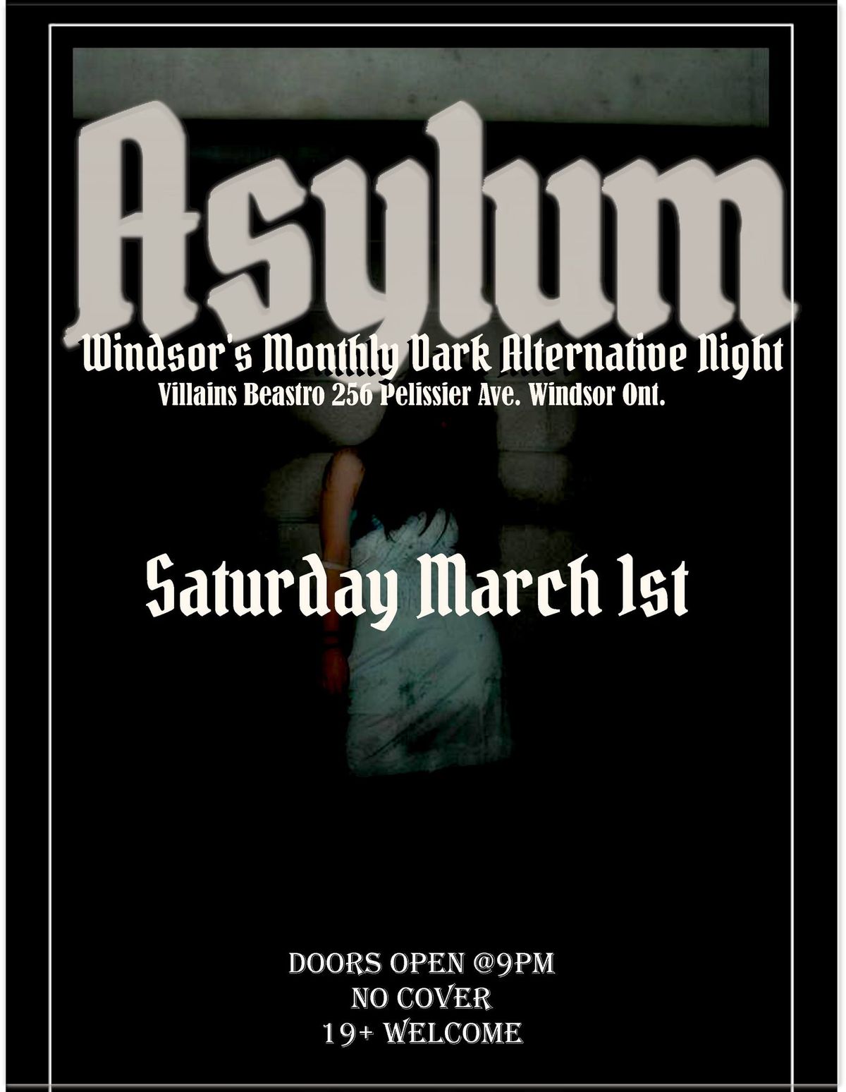 Asylum: Windsor's Dark Alternative night!