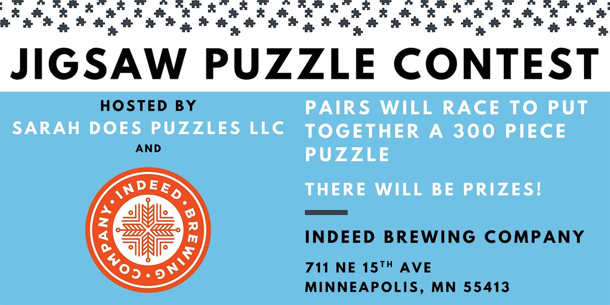 Pairs Jigsaw Puzzle Contest at Indeed Brewing - October 2025