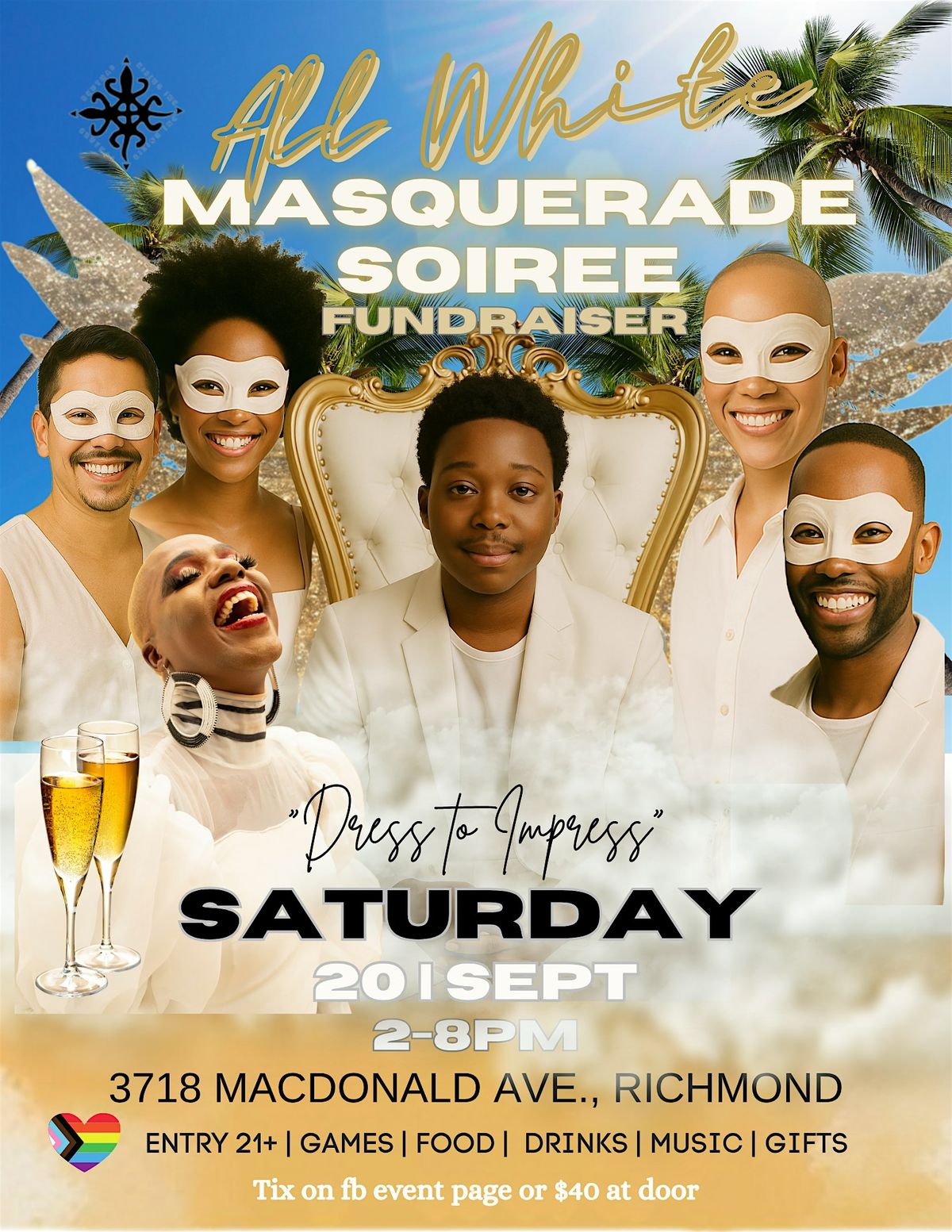 Bruthas Risings' All White Masquerade Soiree