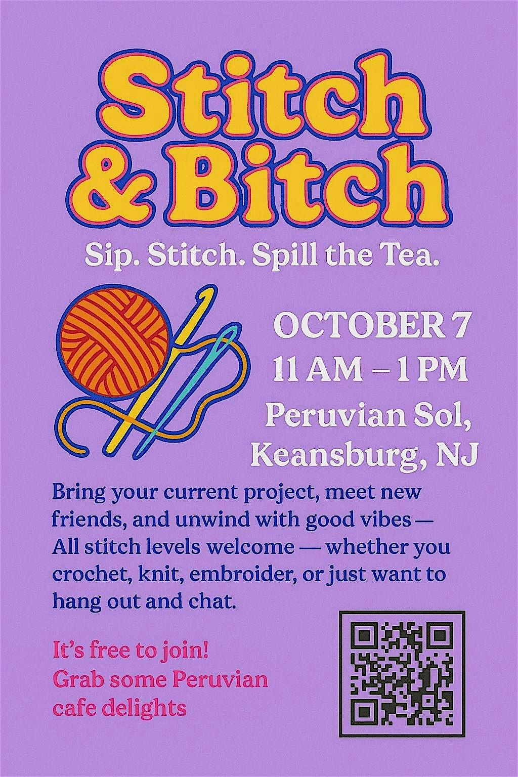 Stitch & Bitch @ Red Bank Artisan Collective