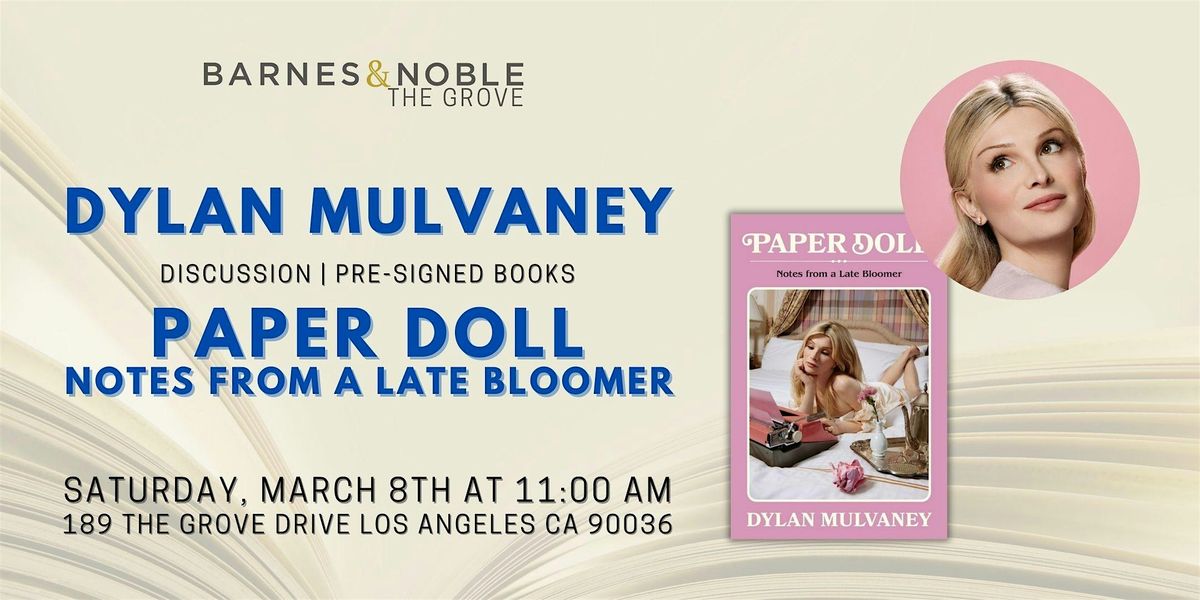 Dylan Mulvaney discusses PAPER DOLL at B&N The Grove