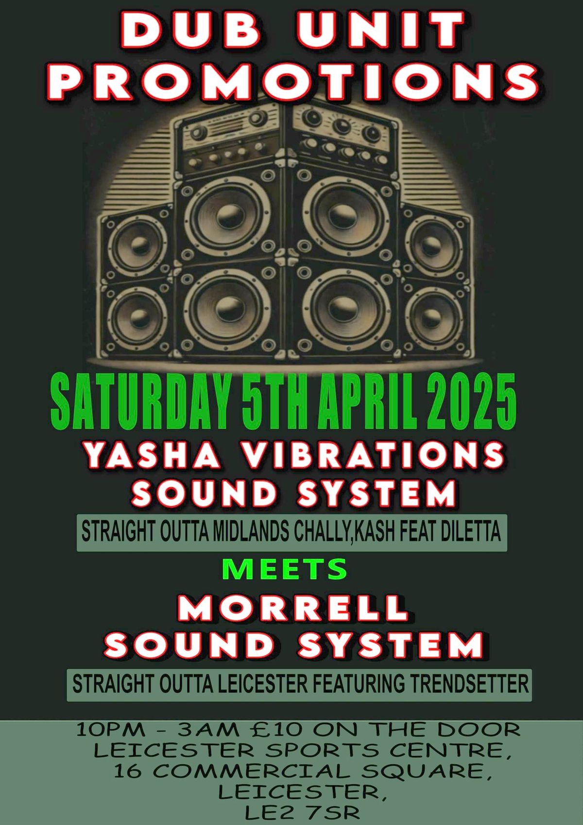 YASHA VIBRATIONS SOUND SYSTEM MEETS MORRELL SOUND SYSTEM 