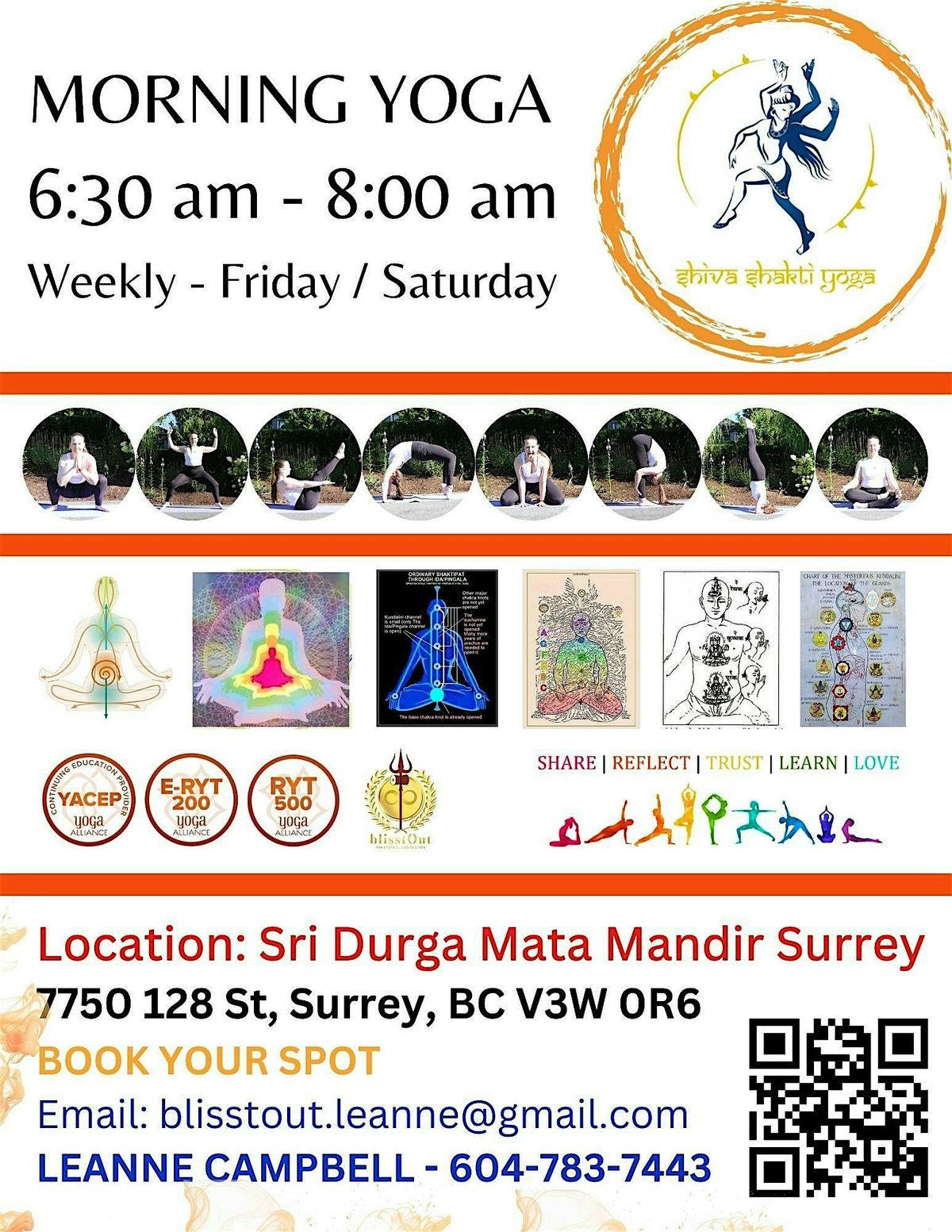 Shiva Shakti Yoga at Sri Durga Mata Mandir Surrey