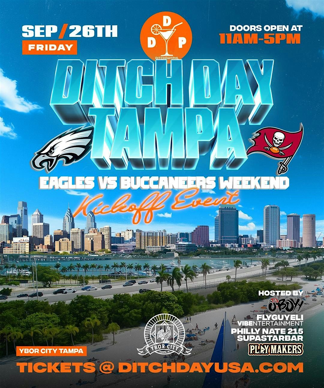 DITCH DAY TAMPA Ep. 1 (Eagles vs Bucs)