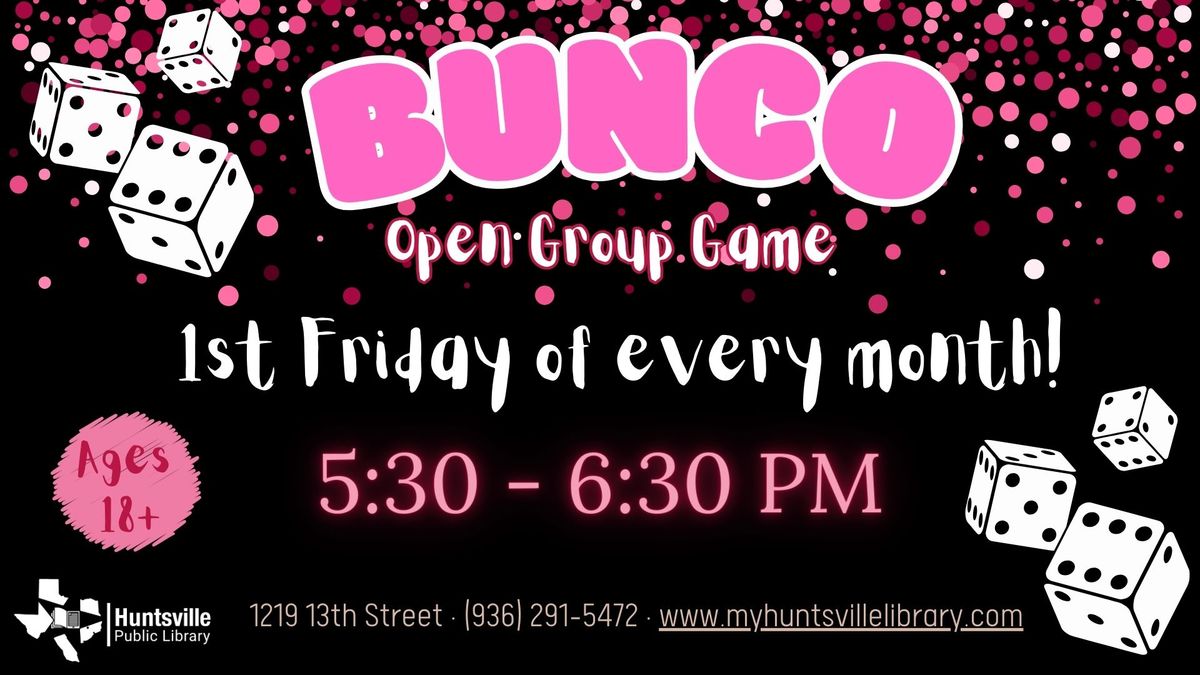 BUNCO! Adult Open Group Game 