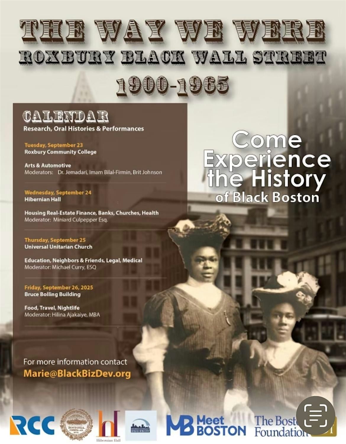 The Way We Were :: Roxbury Black Wall Street 1900-1965
