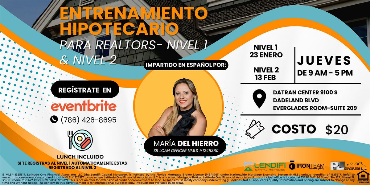 Mortgage Training Boothcamp Nivel 1 & Nivel 2