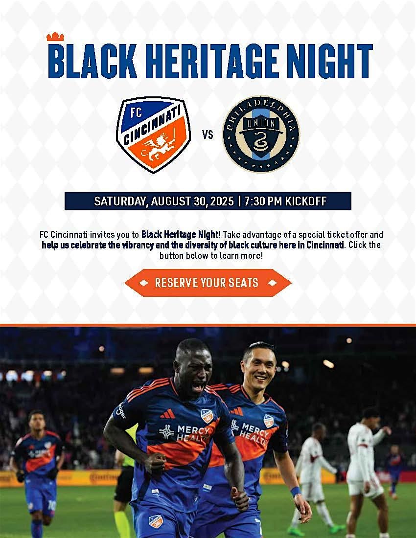 FC Cincinnati Presents: Black Heritage Night