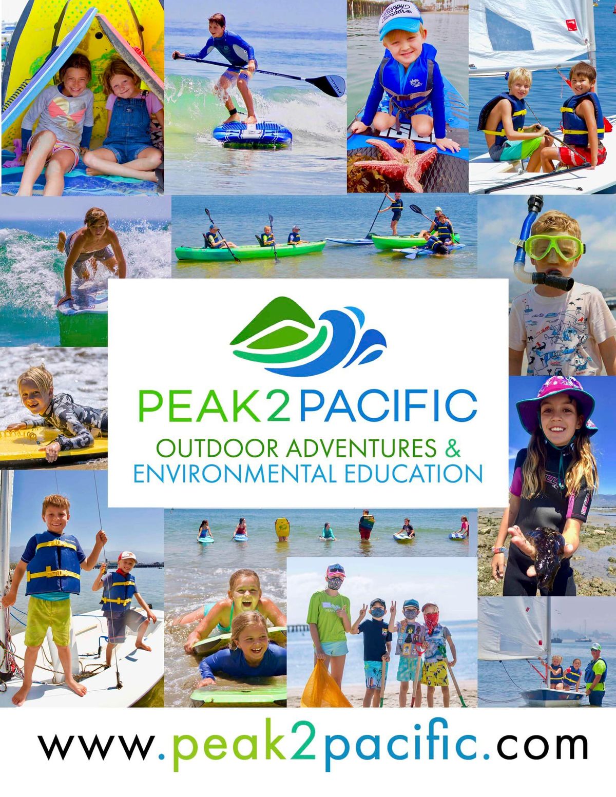 PEAK2PACIFIC SUMMER CAMP: Session 7: July 29 - August 2 \u201cPACIFIC\u201d CAMP 