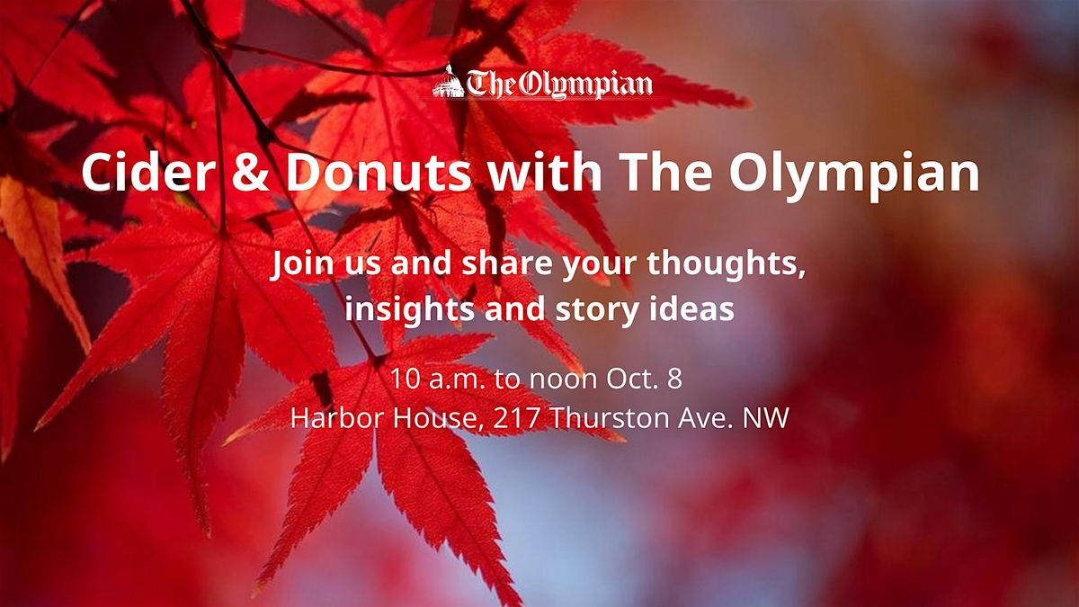 Cider, donuts and conversation