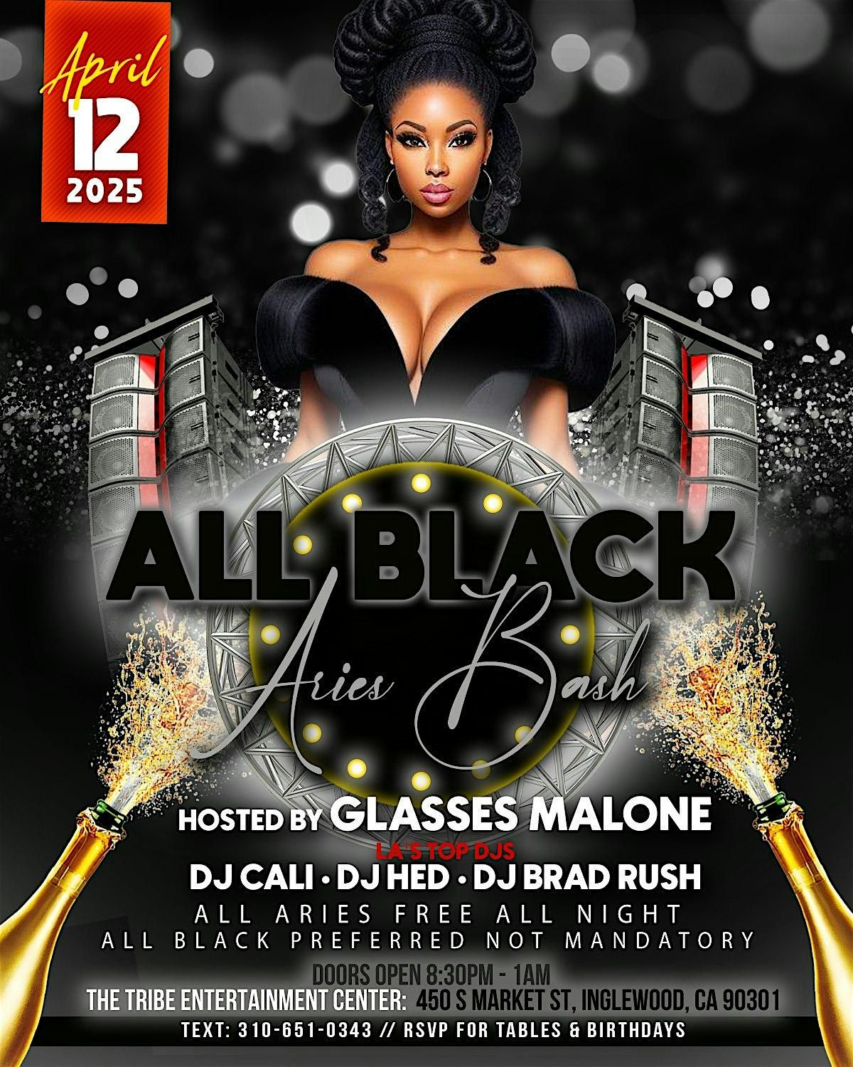 ALL BLACK ARIES BASH 21+