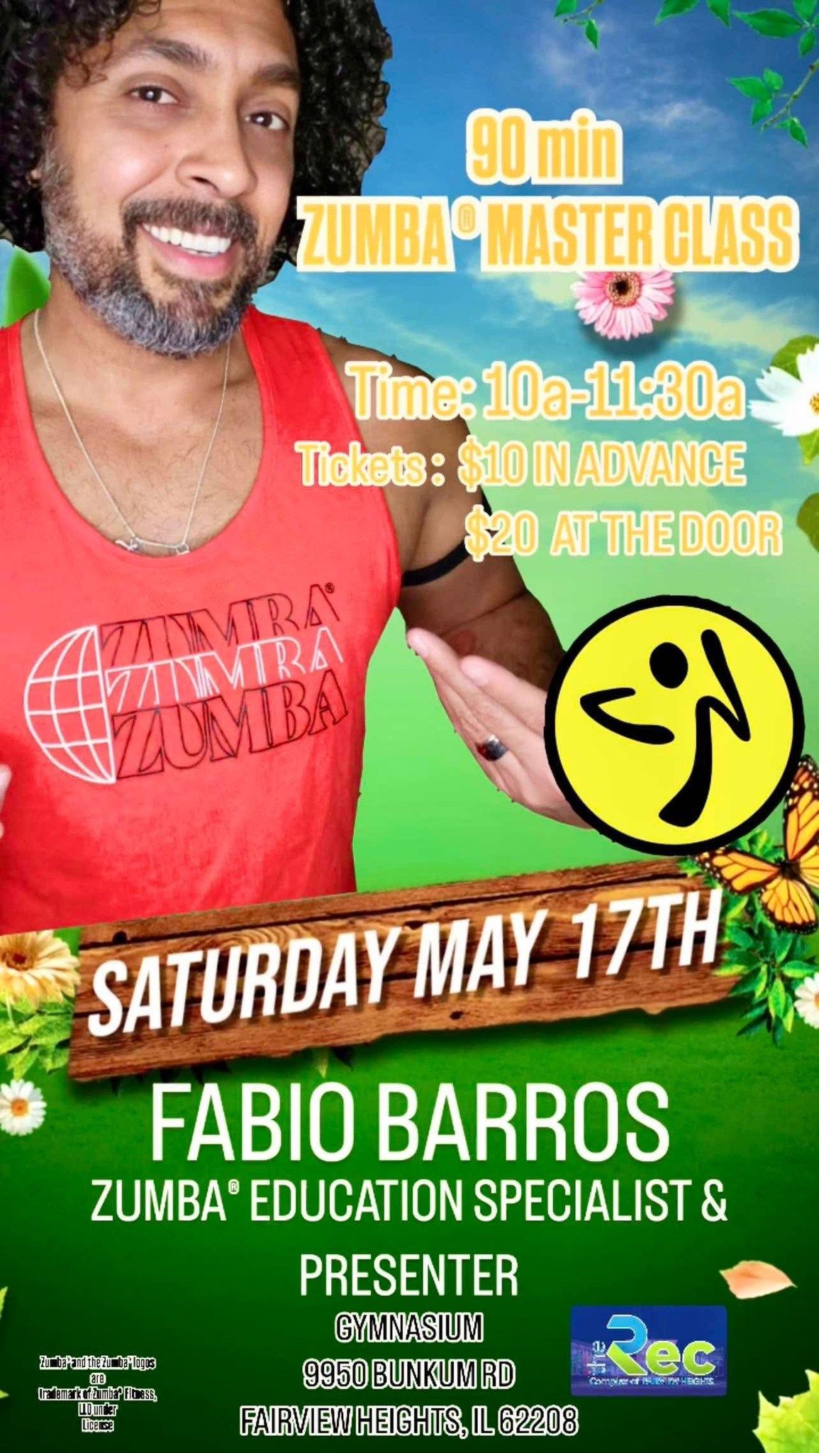 Zumba Masterclass with ZES Fabio Barros