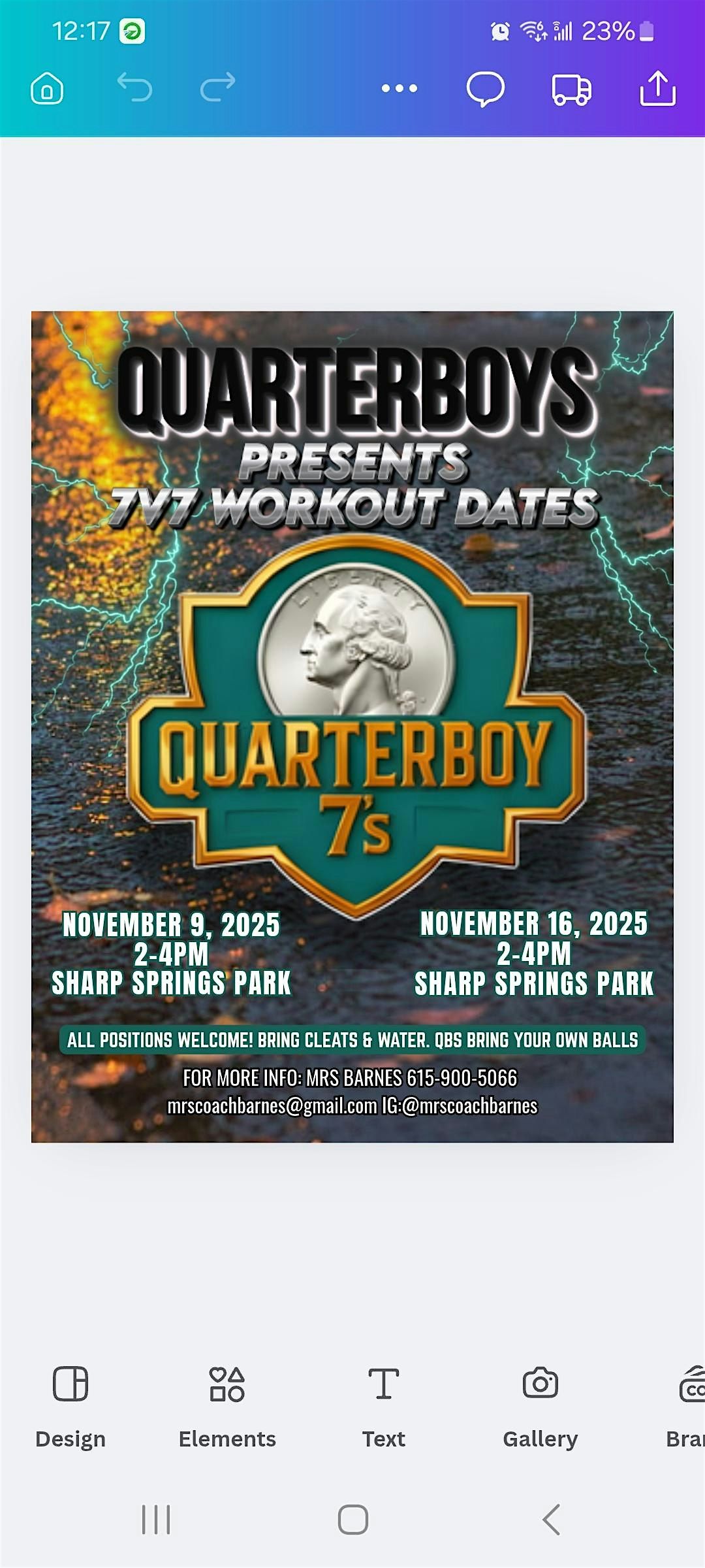 QUARTERBOYS WORKOUT #1