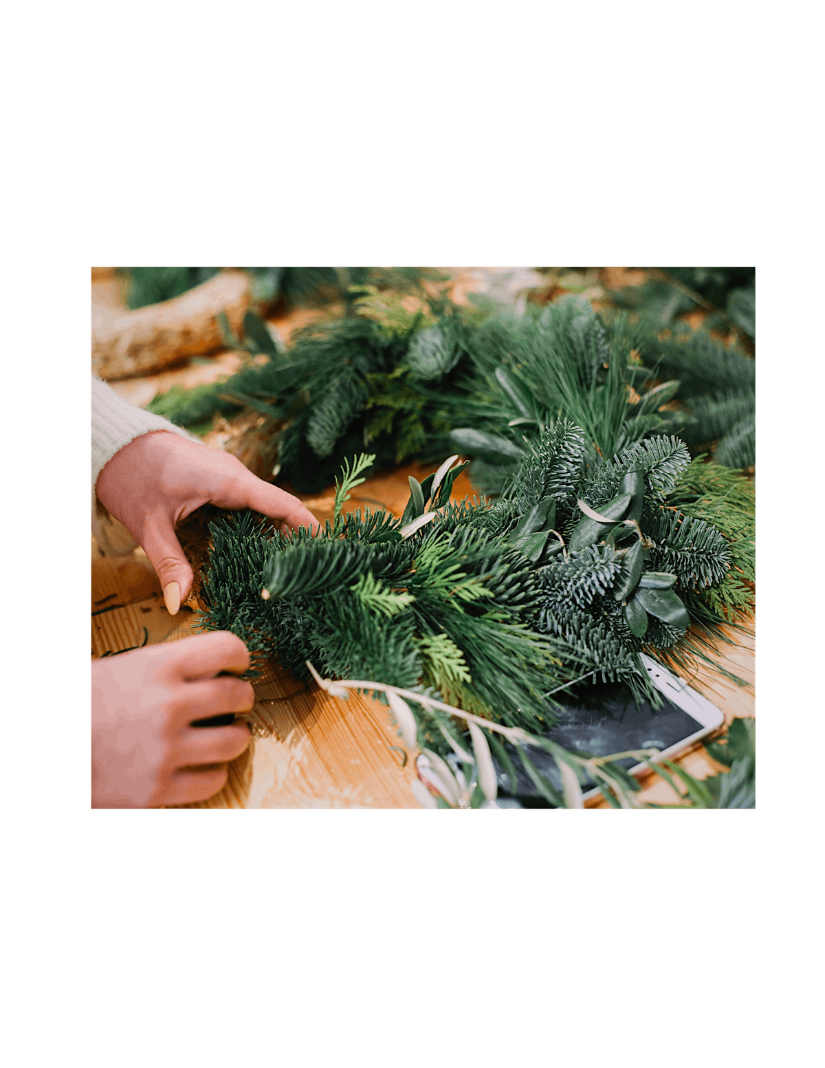 Mini Fresh Wreath Making Class