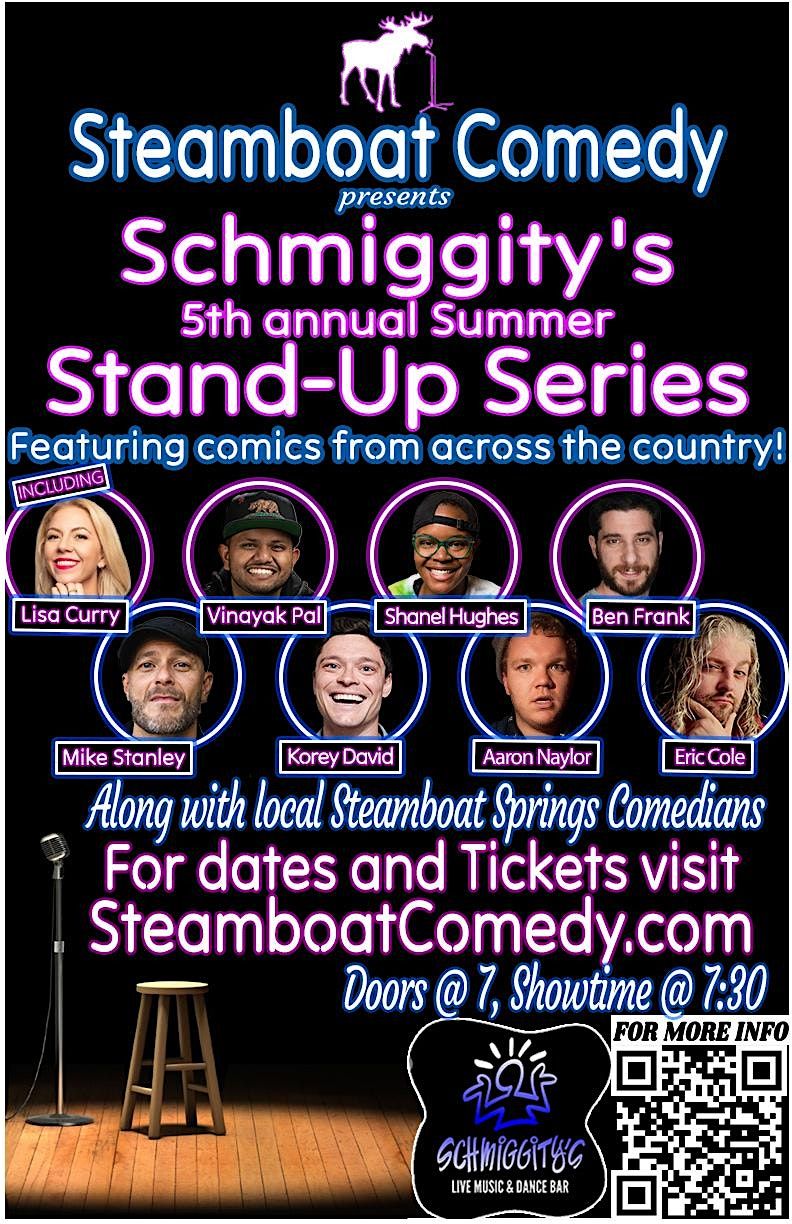 Steamboat Comedy's 5th Annual Summer Stand-up Series!
