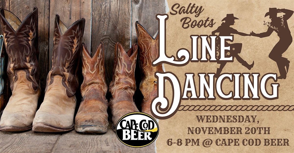 Line Dancing w\/ Salty Boots at Cape Cod Beer!