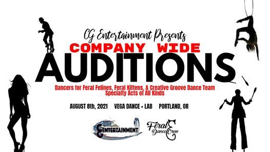 CG Ent. & Feral Dance Crew LIVE AUDITIONS