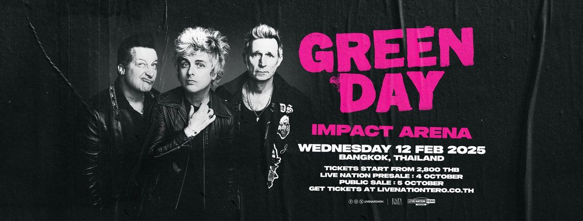 Green Day Live In Bangkok