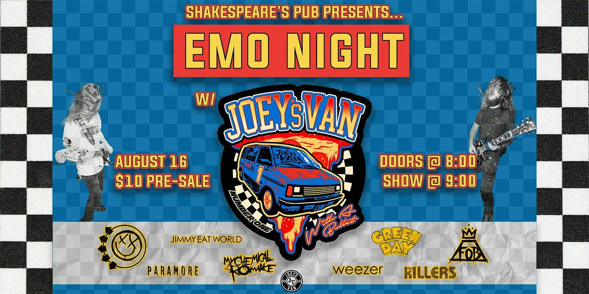 EMO NIGHT @ SHAKESPEARE'S PUB