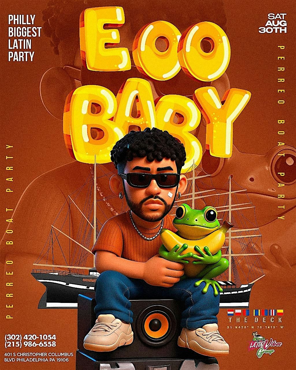 EEO BABY SUMMER REGGEATON BOAT PARTY\/ MOSHULU PHILLY