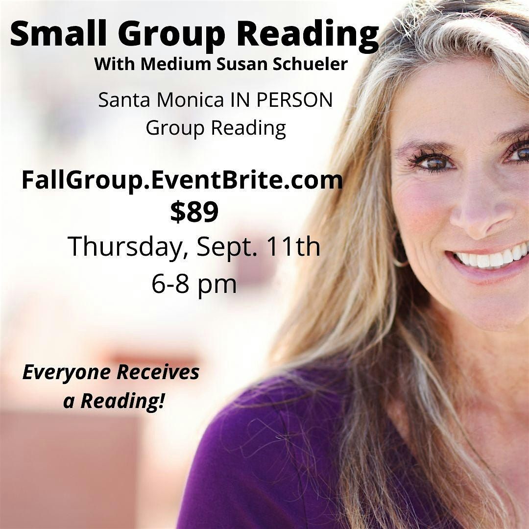 (Sept. 2025) Small  Group Reading with Susan Schueler in Santa Monica
