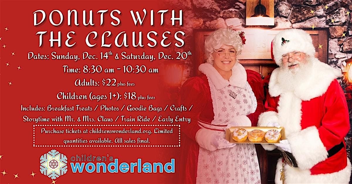 Donuts with The Clauses presented by Children's Wonderland