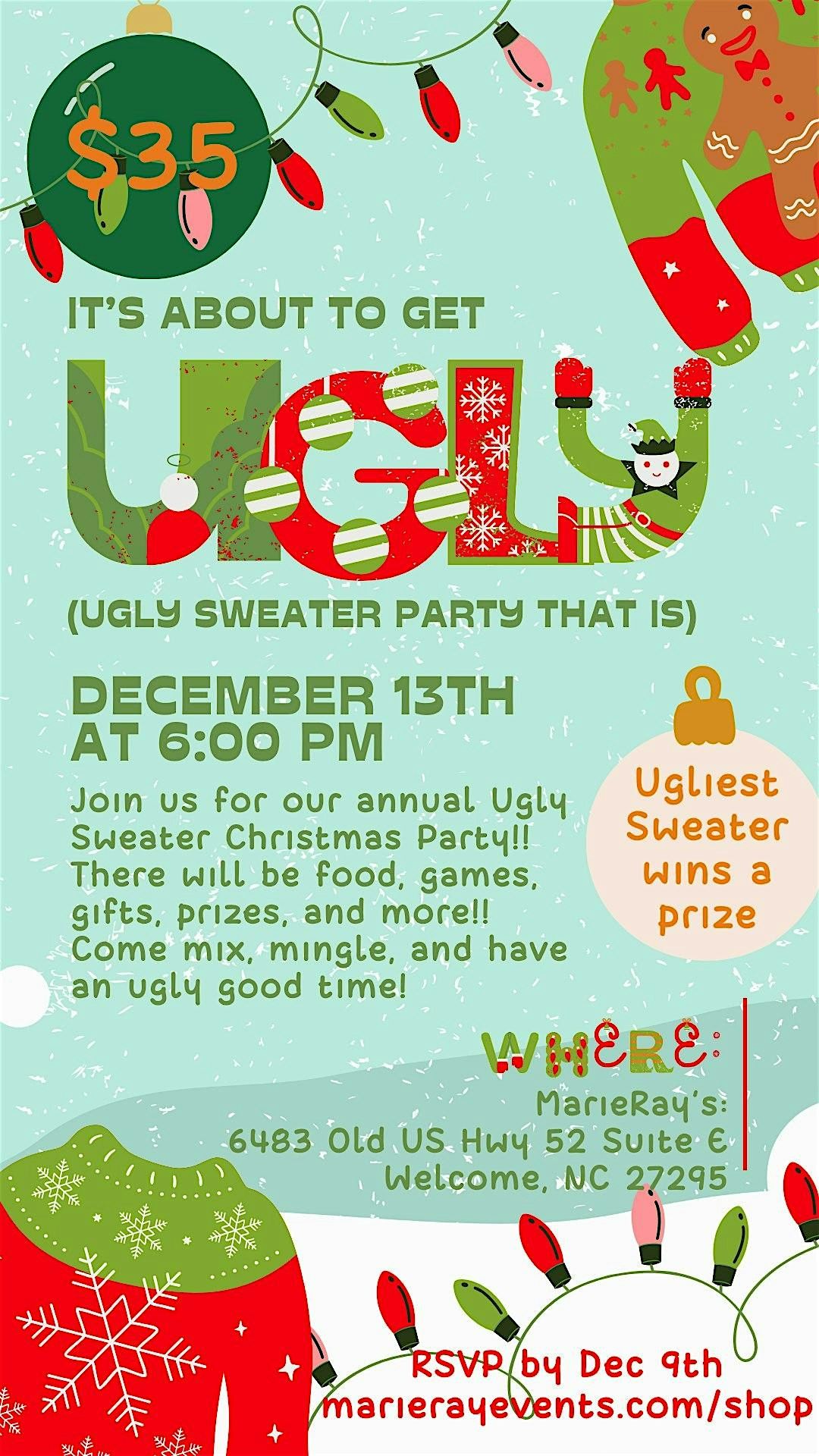 Ugly Sweater Christmas Party