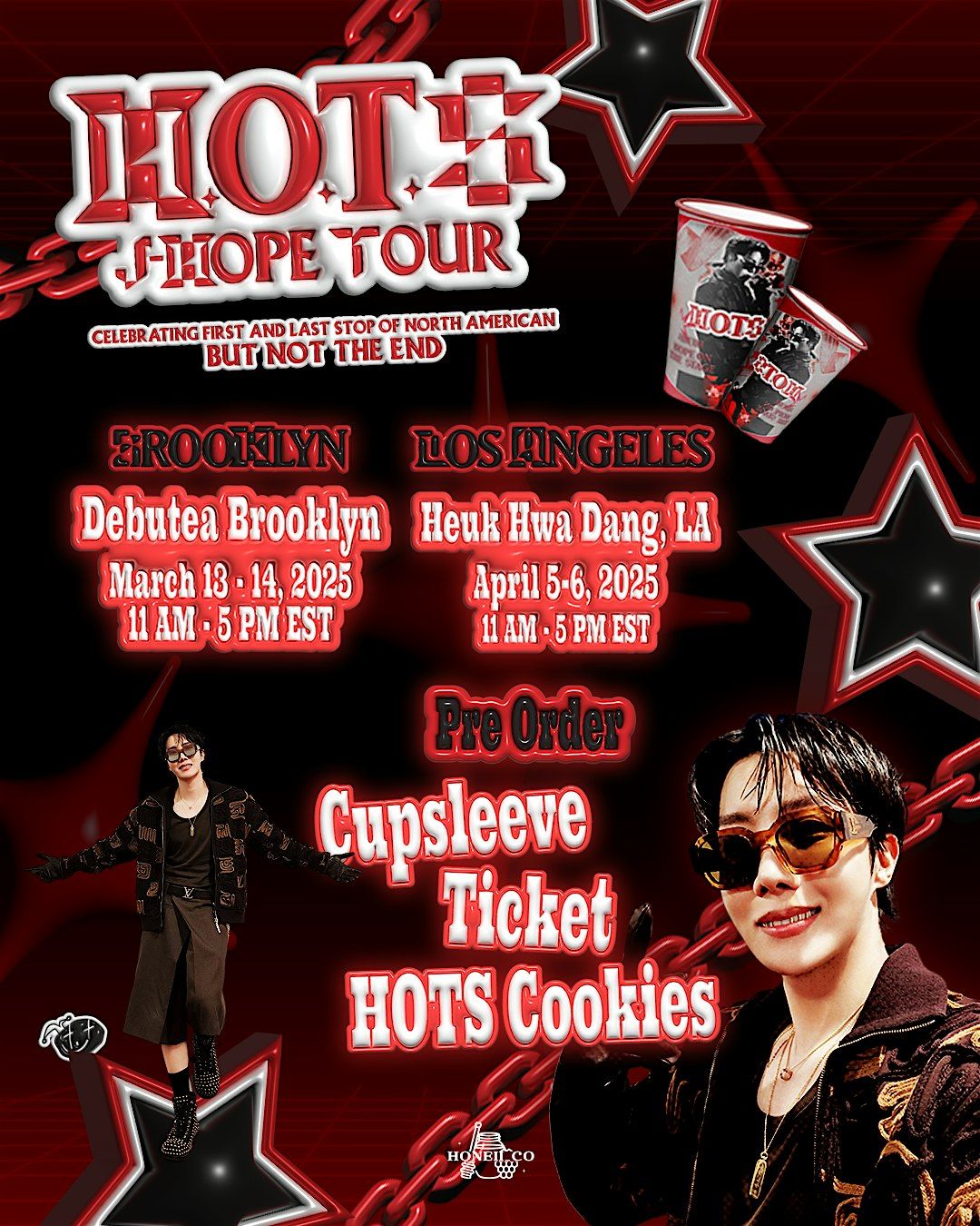 J-HOPE Hope on the Stage Tour Cupsleeve Event  NYC | Los Angeles